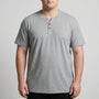 3-Button V-neck Short Sleeve Tee - Lewis