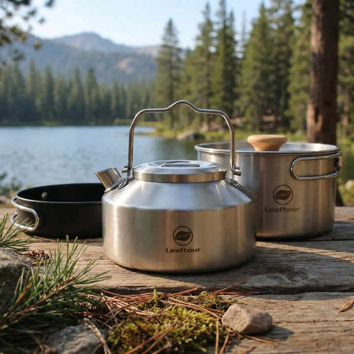3-Piece Outdoor Camping Cookware Set -  Treklume