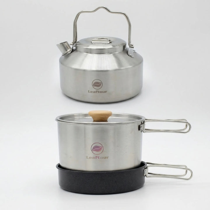 3-Piece Outdoor Camping Cookware Set -  Treklume