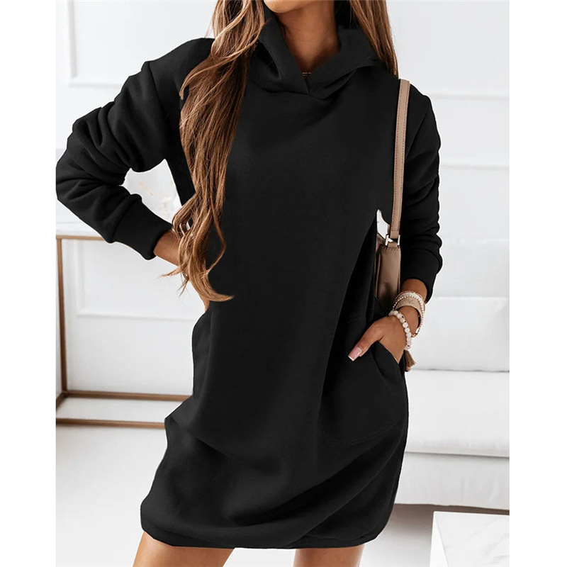 Comfortabele Hoodie Jurk - Amalia