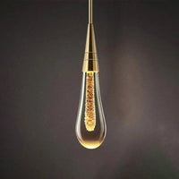 Wandleuchte in Tropfenform mit warmem Lichtschein - Solena