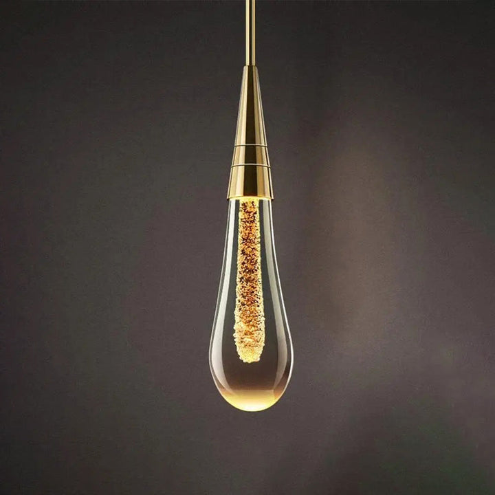 Wandleuchte in Tropfenform mit warmem Lichtschein - Solena