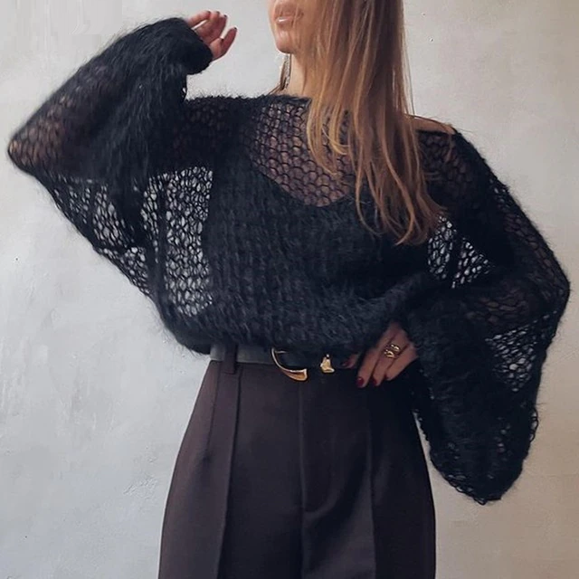 Luna Durchsichtiger Pullover | Rein & Luftig