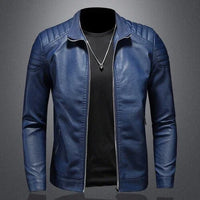 Bikerjacke| Leder-Bomberjacke