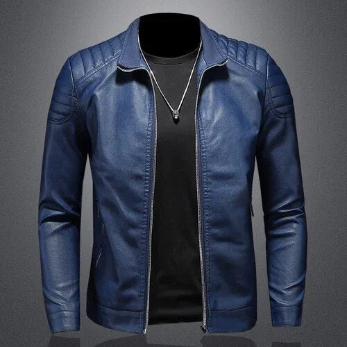 Bikerjacke| Leder-Bomberjacke