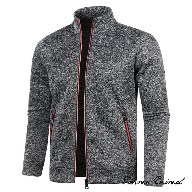 Sweatweste | Sweatshirt mit umgeschlagenem Kragen