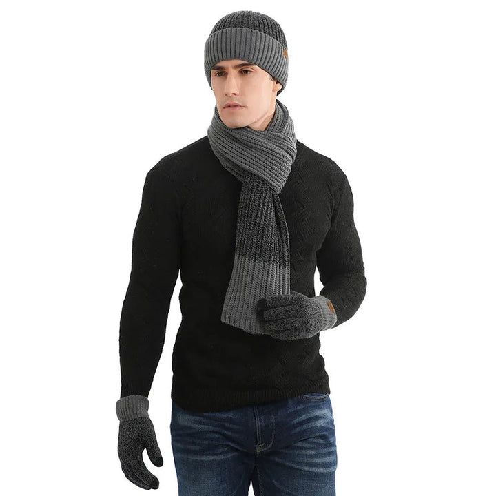 Gebreide Set | Met wollen muts, handschoenen en sjaal!