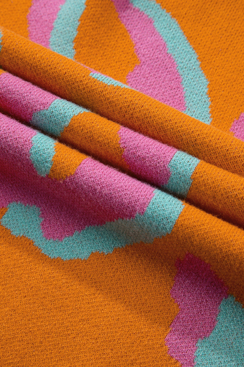 Damestrui Met Colorblock Luipaardprint En Ronde Hals – Liora