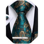 Men's Paisley Formal Tie Set - Refined Wedding & Event Accessories 29