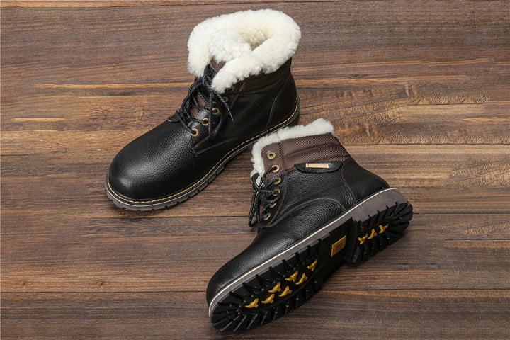Leder-Winterstiefel | Mit herrlich warmem Wollfutter