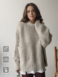 Oversized Strickpullover - AutumnComfort