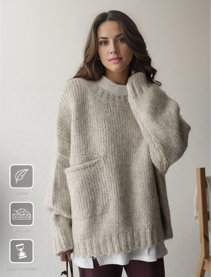 Oversized Strickpullover - AutumnComfort