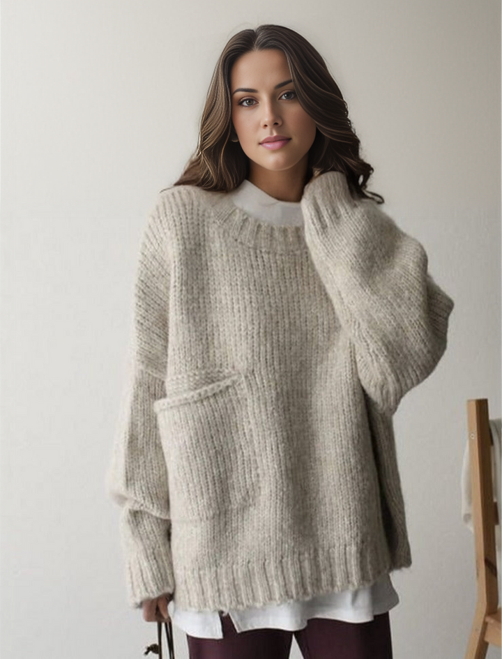 Oversized Strickpullover - AutumnComfort