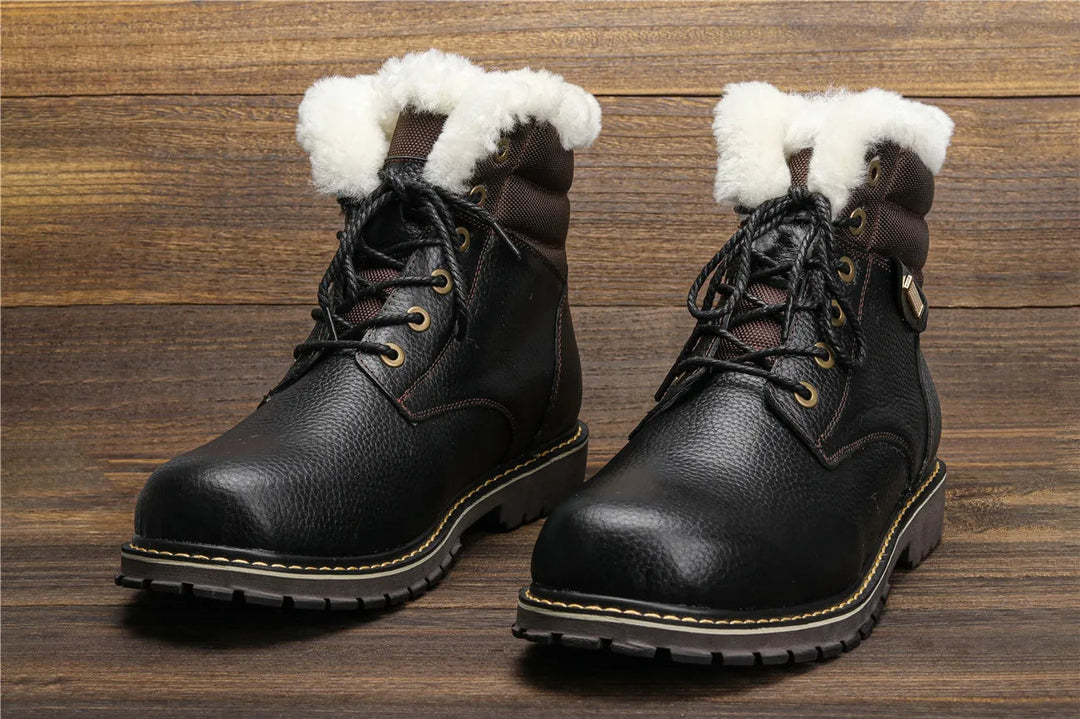 Leder-Winterstiefel | Mit herrlich warmem Wollfutter