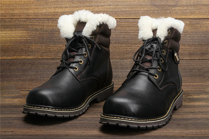 Leder-Winterstiefel | Mit herrlich warmem Wollfutter