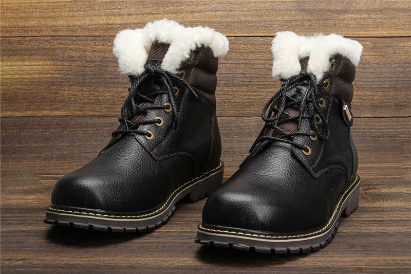 Leder-Winterstiefel | Mit herrlich warmem Wollfutter