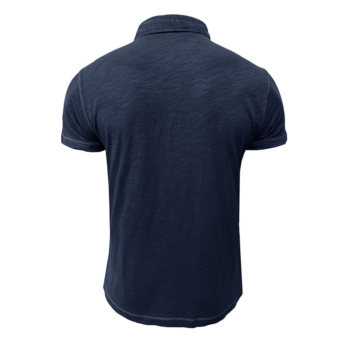 Herren-Poloshirt aus weicher Baumwolle – Matteo