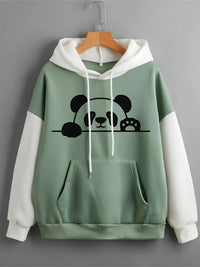Süßer Damen Hoodie mit Kängurutasche - Amira