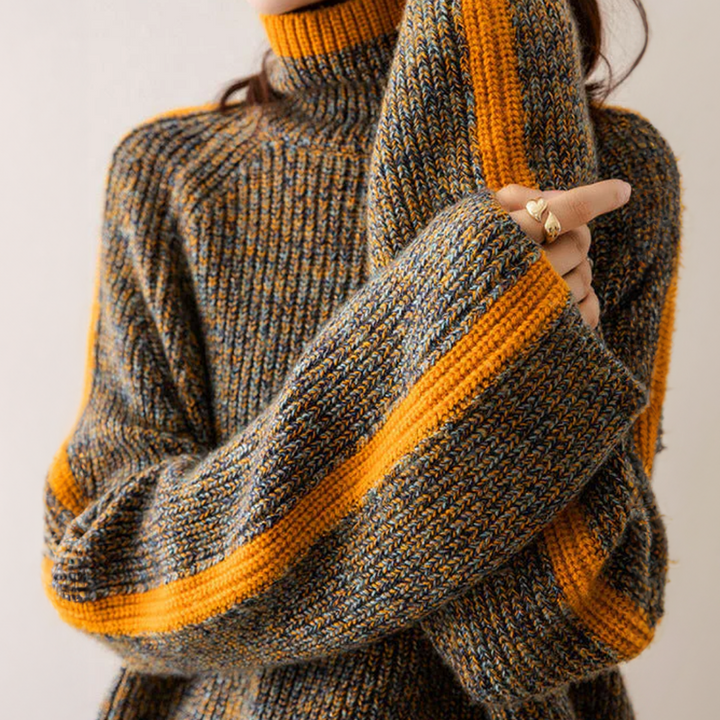 Bequemer und Warmer Damenrollkragenpullover - Tessa