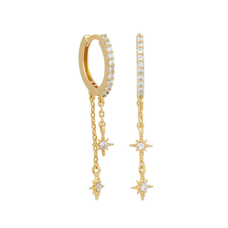 Betoverende Sterrenlicht Oorbellen - Astrid