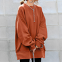 Oversize Damenpullover mit Strukturdesign – Anneliesae
