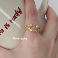 Smiley verstellbarer Ring - Mila