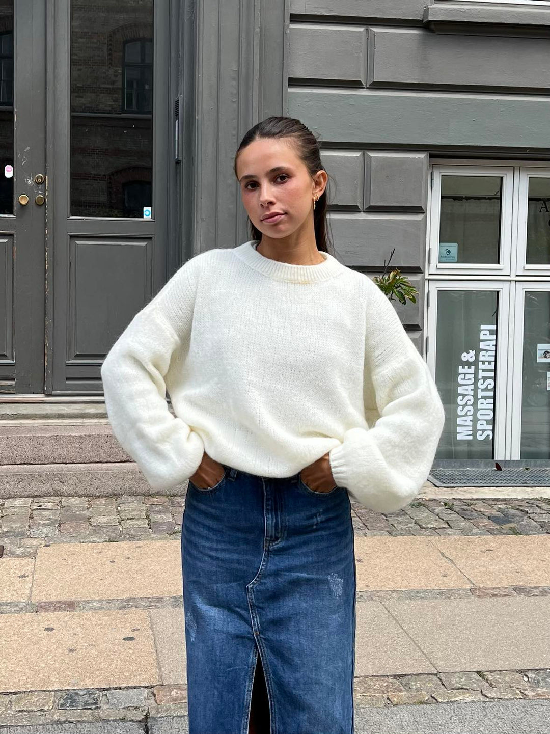Weicher Damenpullover mit lockerem Schnitt - Aurena