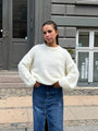 Weicher Damenpullover mit lockerem Schnitt - Aurena