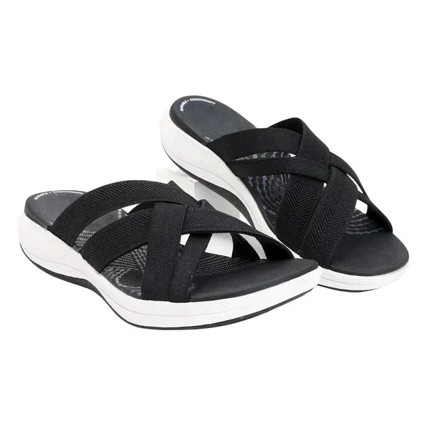 Luchtige sandalen met orthopedisch voetbed en demping - Riva