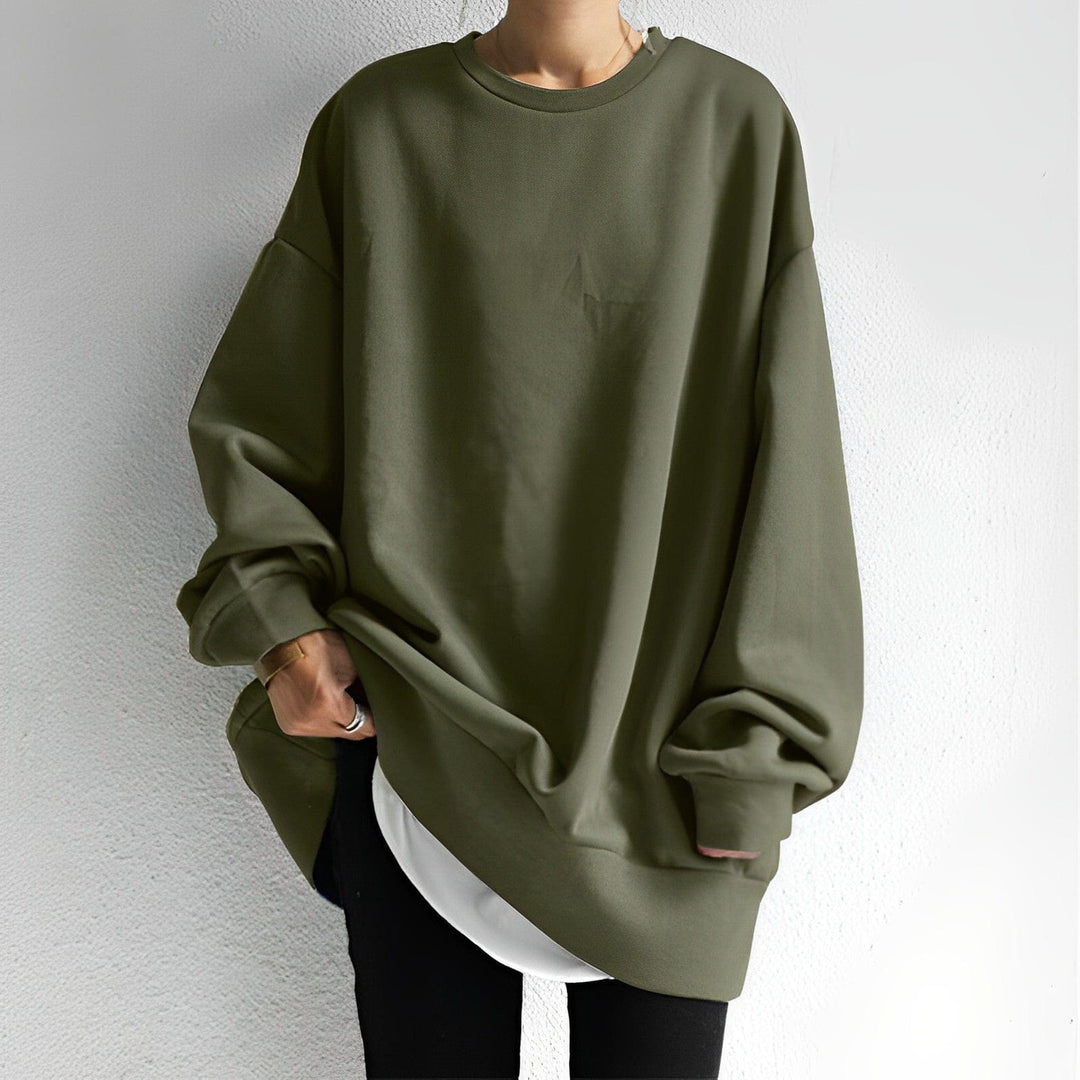 Oversized Dames Trui met Structuurdesign – Anneliesae