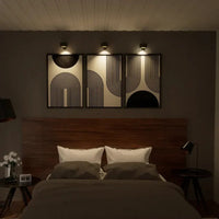 Cordless LED Wall Light with 360° Rotating Head, Touch Dimmer, 3 Colors 5