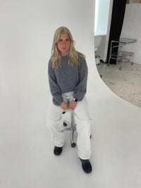 Weicher Damenpullover mit lockerem Schnitt - Aurena