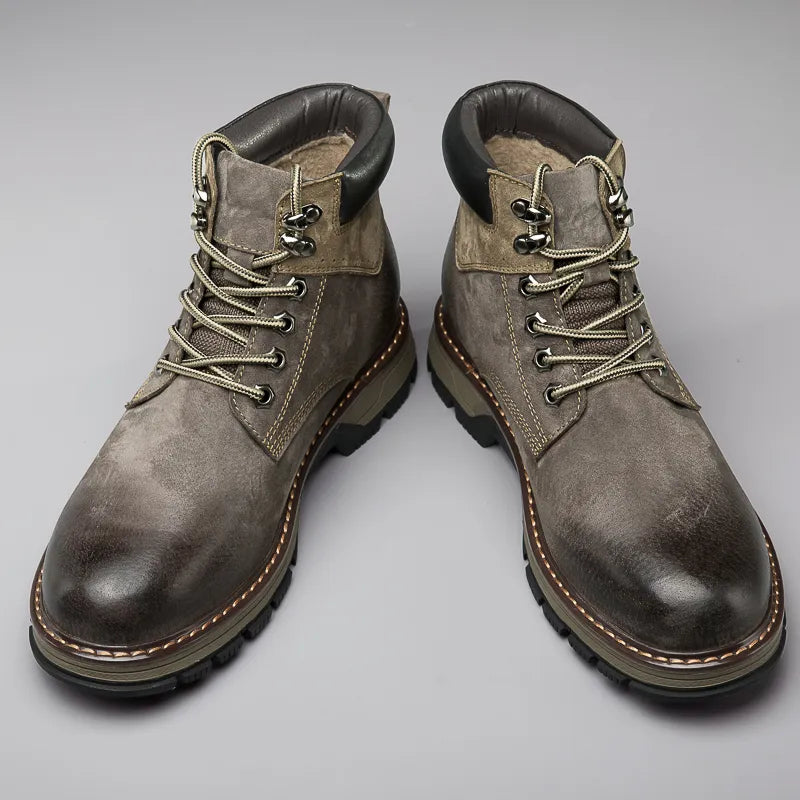 Leather Winter Shoes | Genuine Winter Warmers