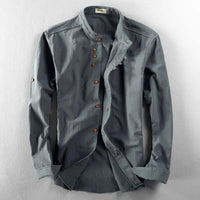Stylish men's casual shirt with button closure - Benno