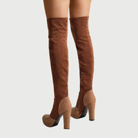 Overknee-Stiefel mit Blockabsatz - Isabella