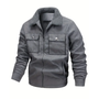 Herren-Outdoorjacke gefüttert mit Teddyfleece & Reverskragen – Corvin