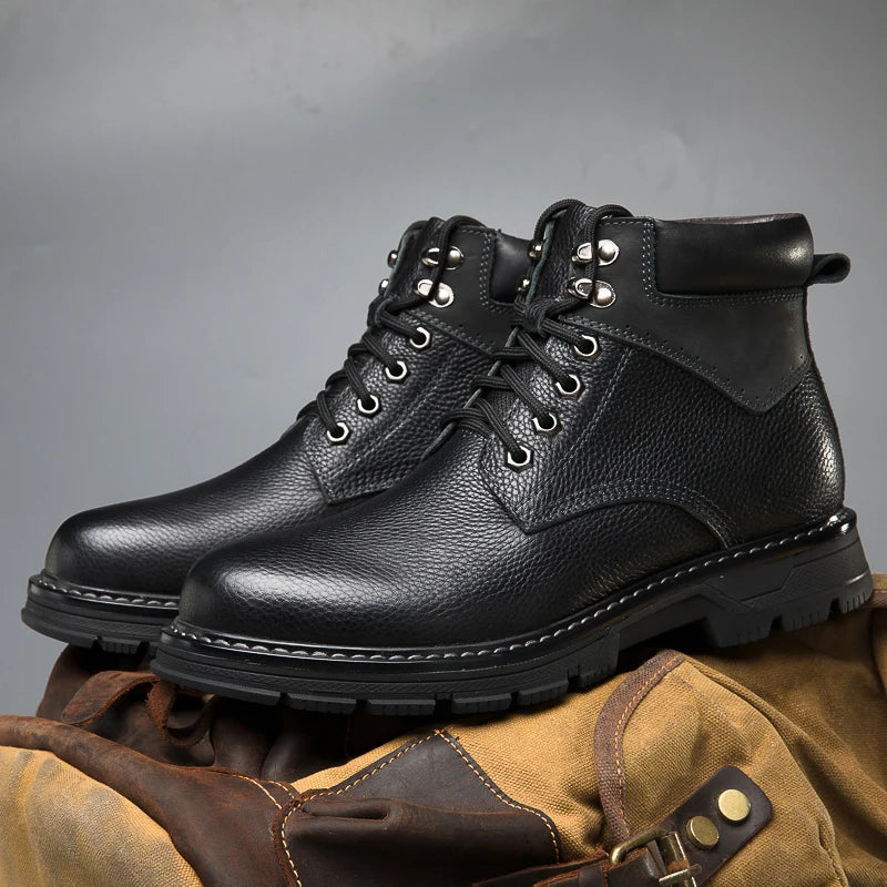 Leather Winter Shoes | Genuine Winter Warmers