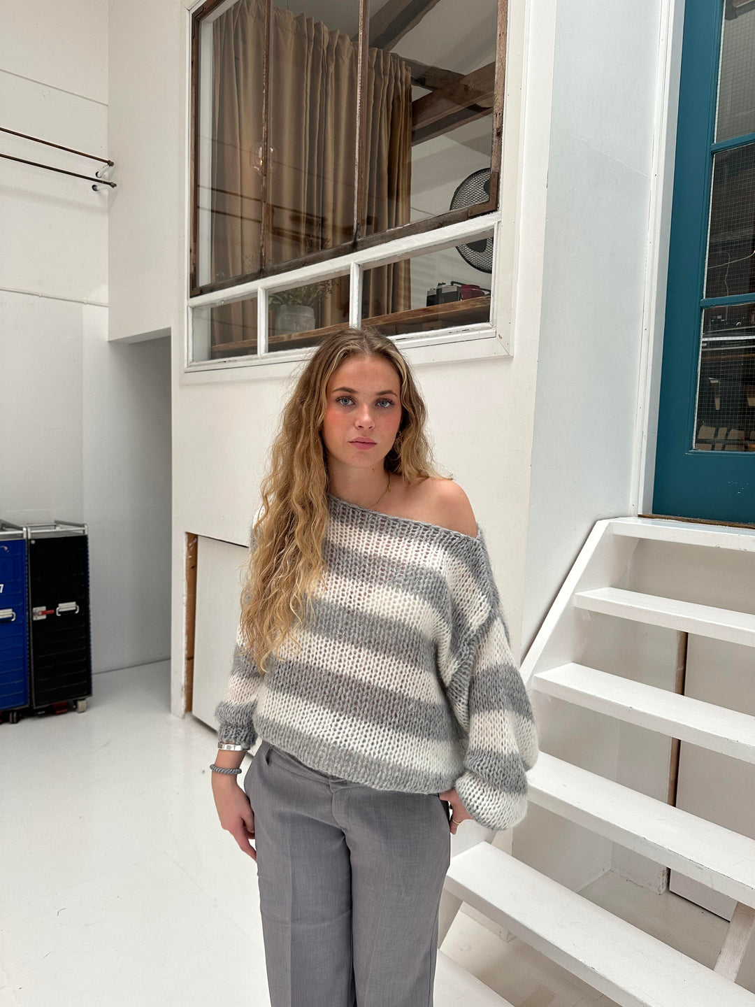 Trendiger gestrickter Damenpullover - Aurelia
