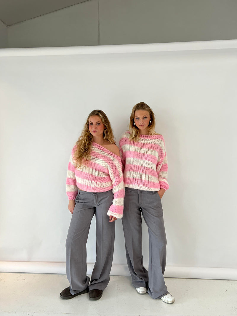 Trendiger gestrickter Damenpullover - Aurelia