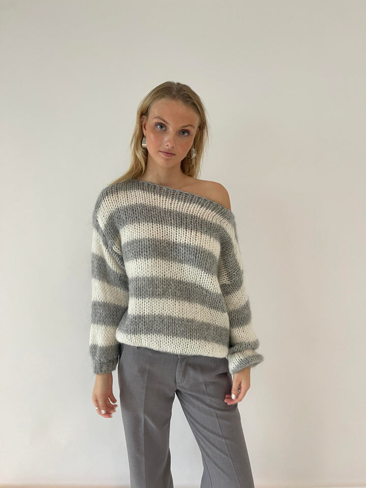 Trendiger gestrickter Damenpullover - Aurelia