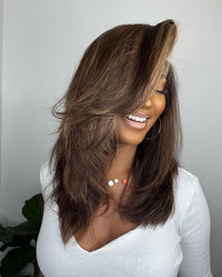 Lace Front Pruik met Highlights – Selena