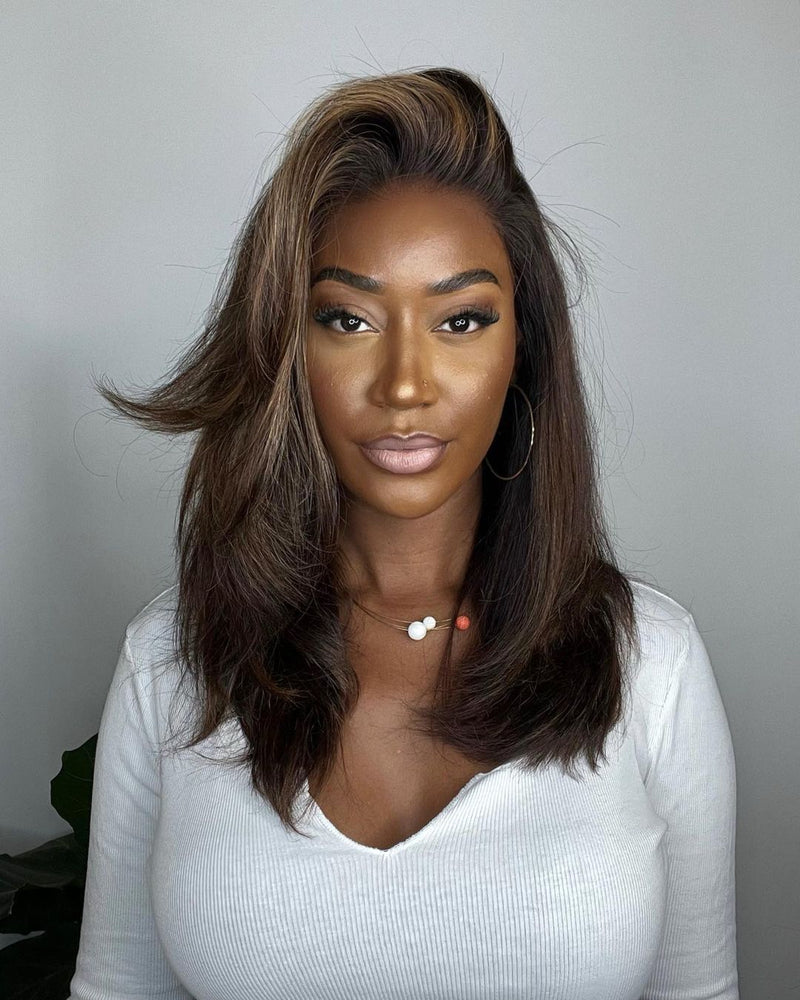 Lace Front Pruik met Highlights – Selena