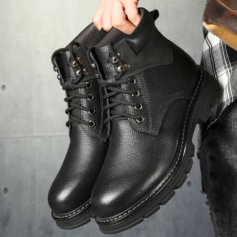 Leather Winter Shoes | Genuine Winter Warmers