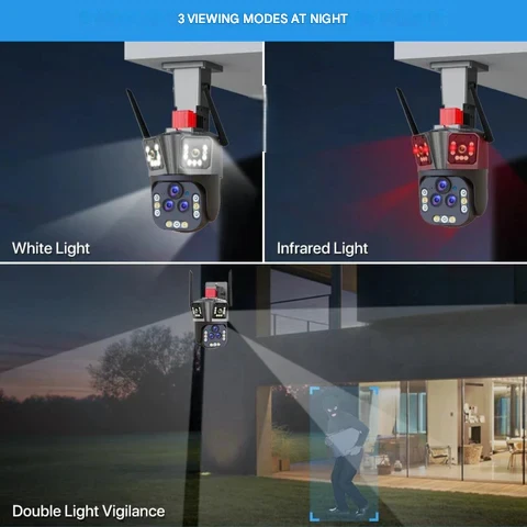 10K WiFi Security Camera with 20MP, 20x Zoom – DualGuard Ultra 10K