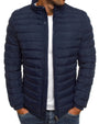 Einfarbige Jacke mit Reißverschluss - Ethan