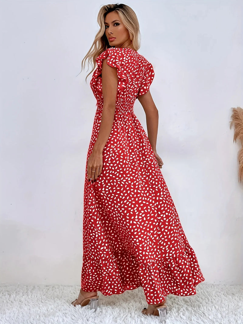 Flora-Print Rüschenkleid | Stilvoll und trendig