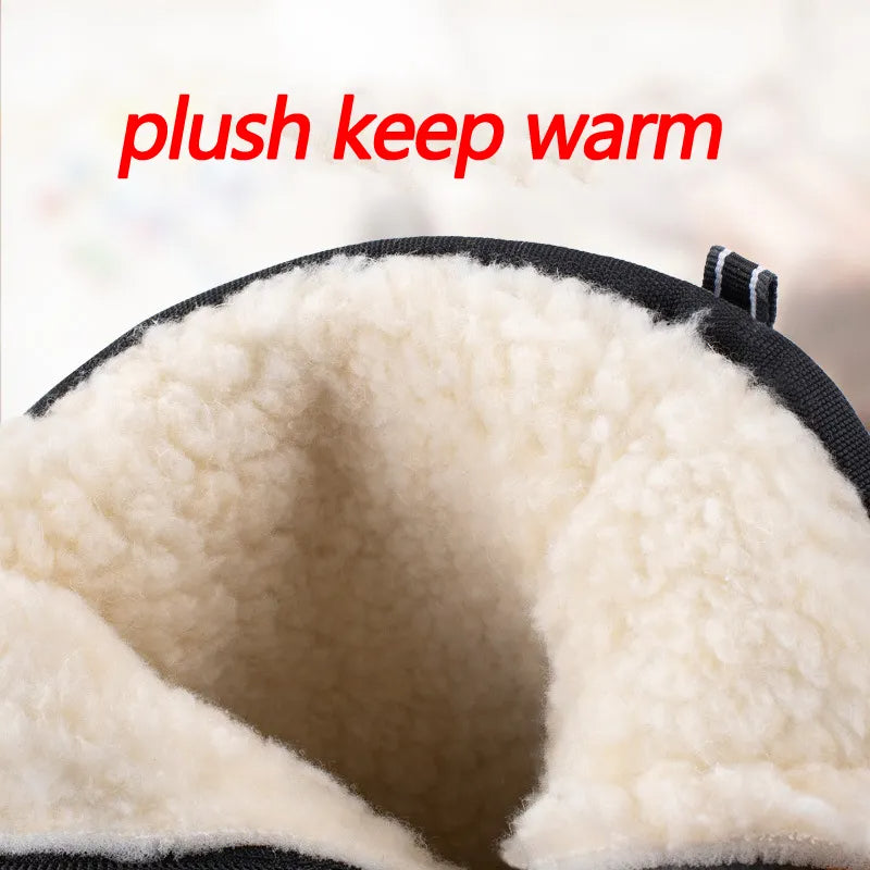 Halbhohe Snowboots | Warme Winterstiefel