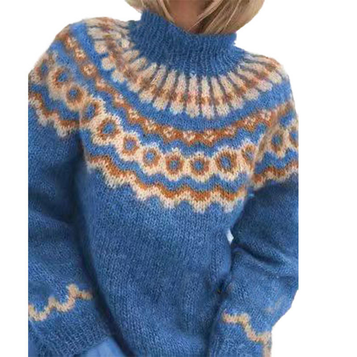 Retro gestrickter Damenpullover - Eloise