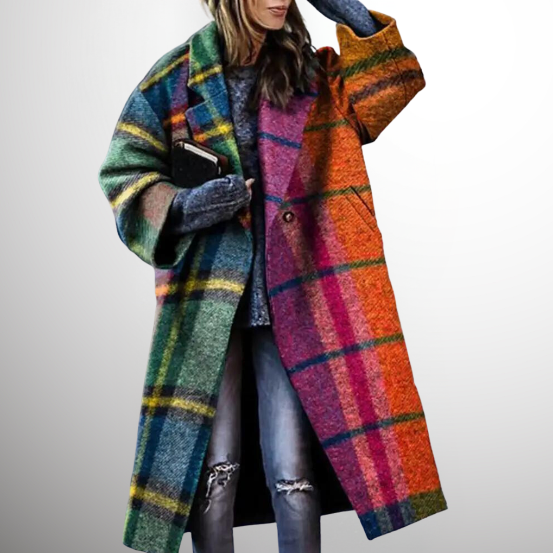 Langer Damen Winter-Trenchcoat - Vivienne