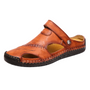 Orthopädische Herrensandalen aus Leder – Marco